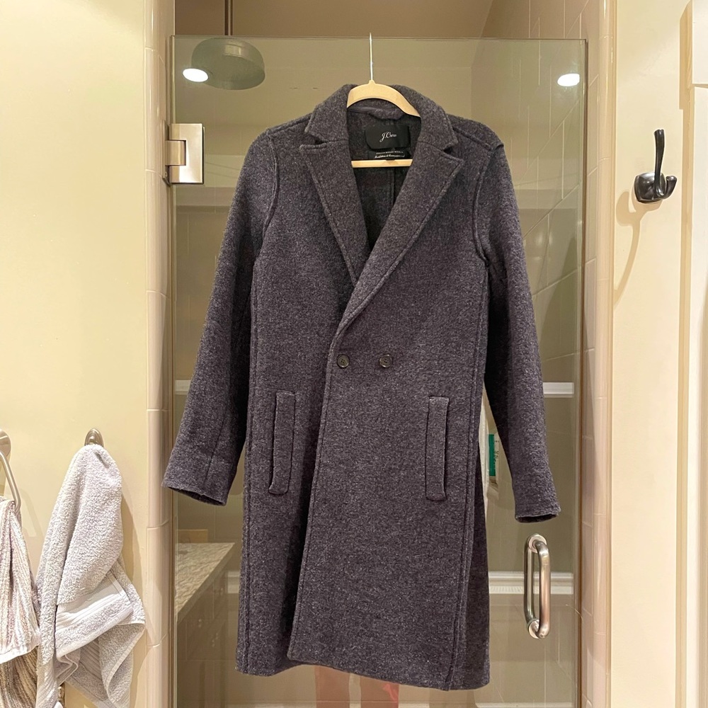 J. Crew Daphne Boiled Wool Coat